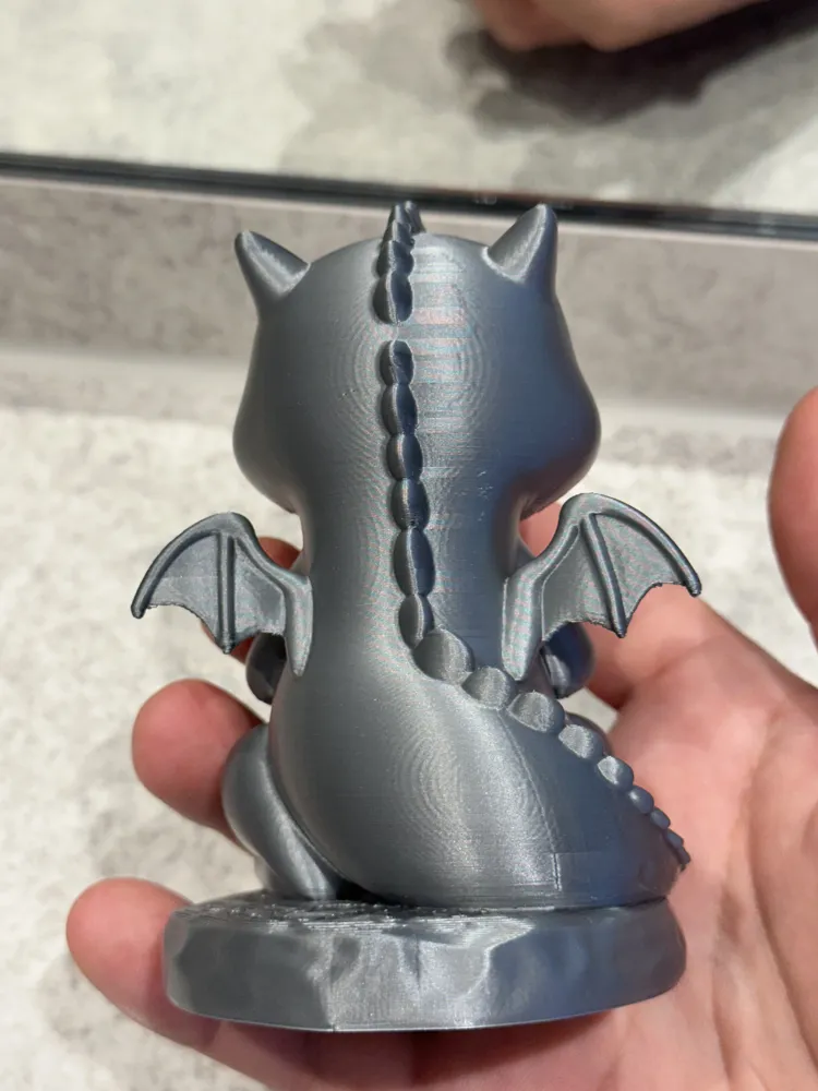 Sweet Dragon with Heart - Free 3D Print Model - MakerWorld