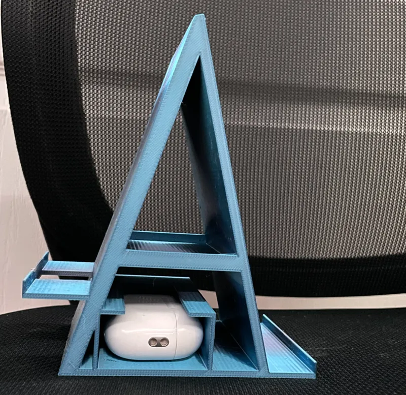 Phone stand with Airpod holder