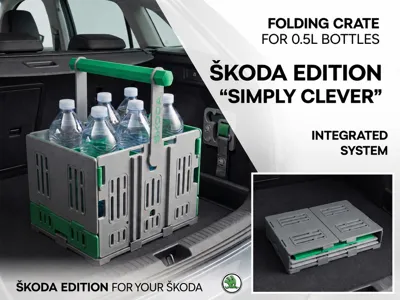 Foldable and Modular 0.5L Bottle Crate