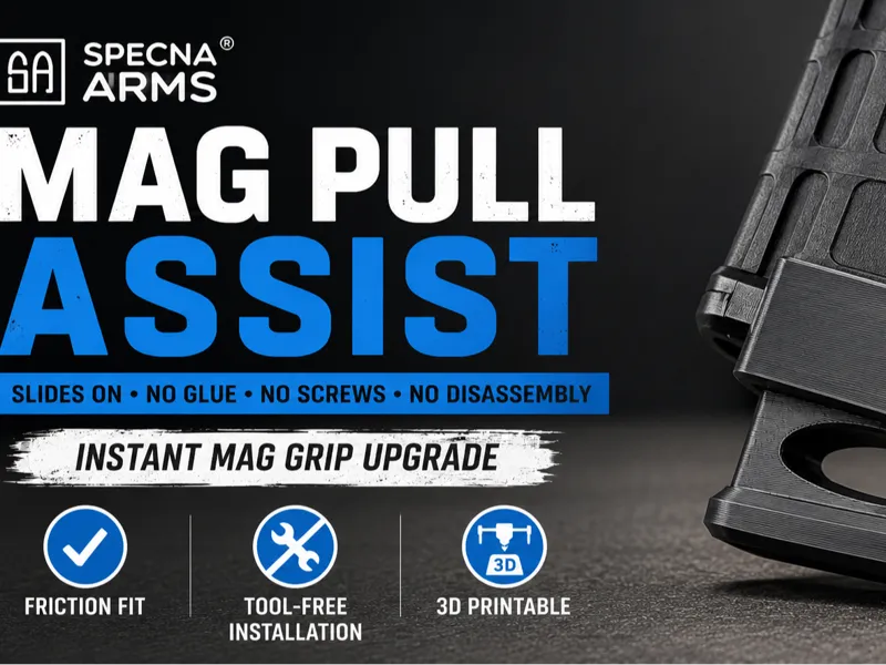 Mag Pull Assist for Specna Arms 5.56 x 45 Mags