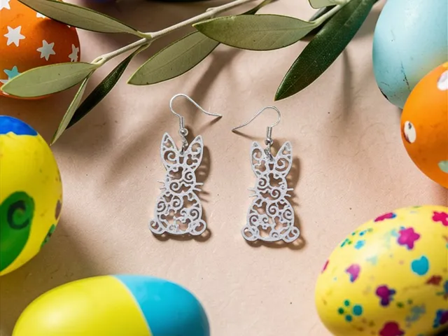 Mickey bunny earrings