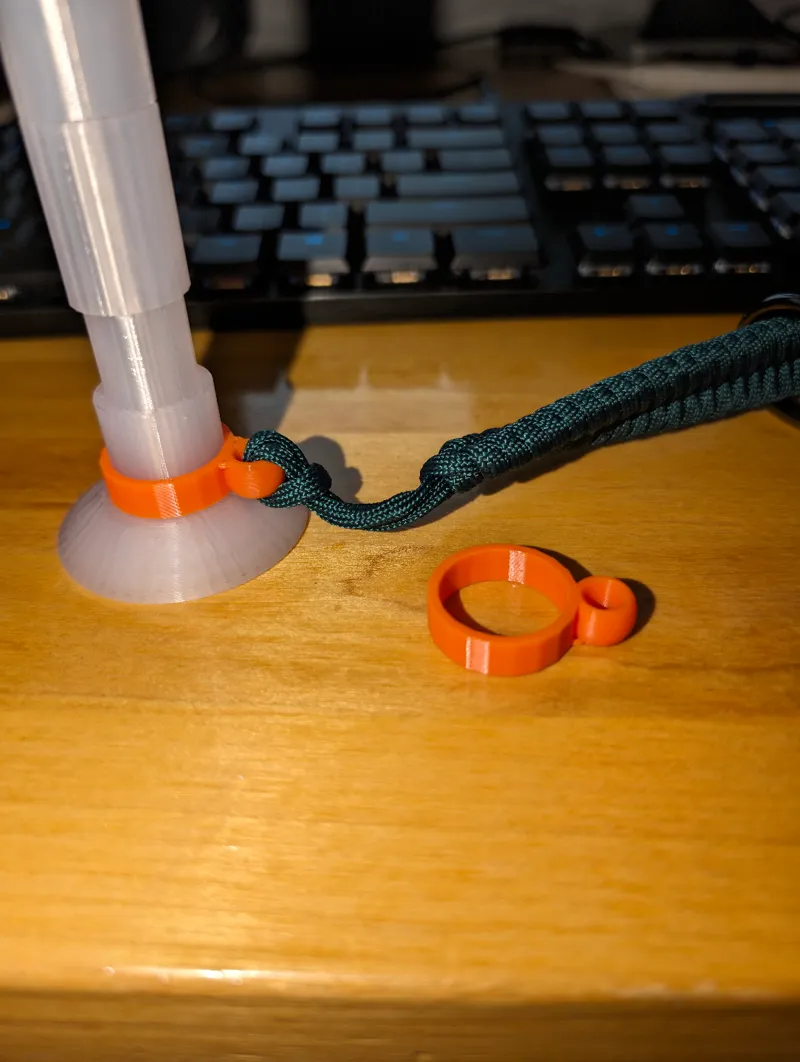 Band with eyelet