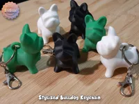 Porte-clés bouledogue stylisé — photo 5