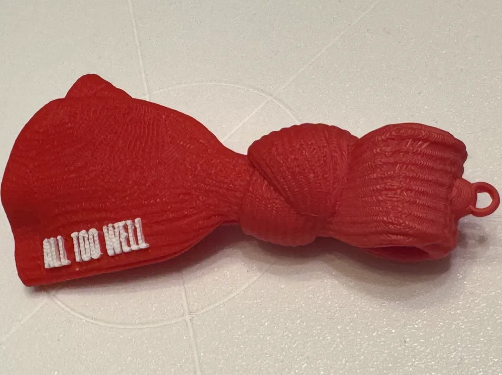 Taylor Swift Repeat Pattern Taylor Swift All Too Well Red Scarf Ornament - Free 3D Print Model ...