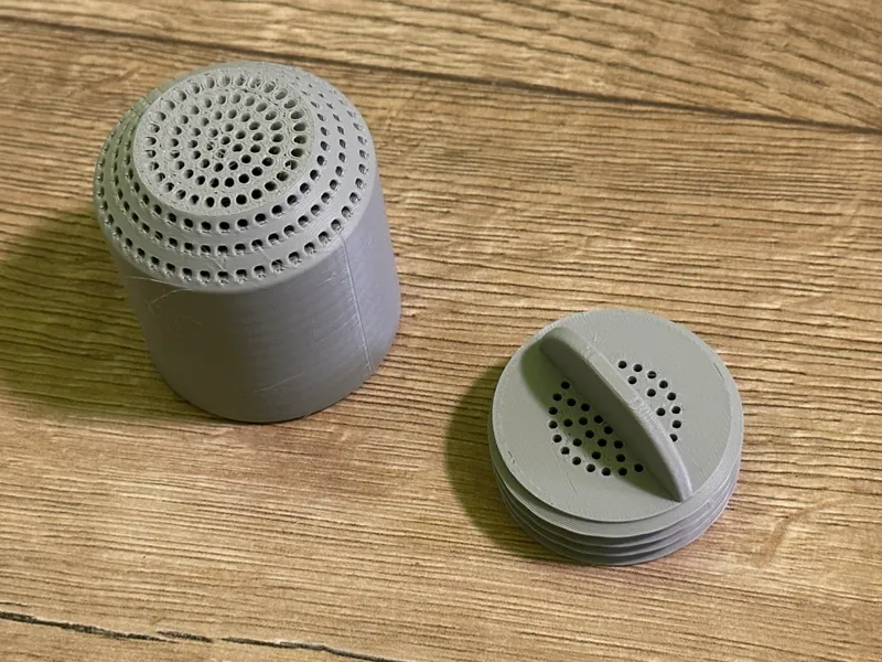 Silent desiccant container for Bambu reusable spoo