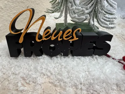 Happy New Year Lettering