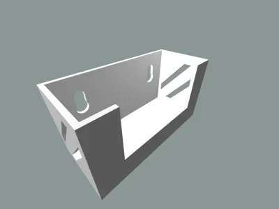 Business card holder wall mounted
