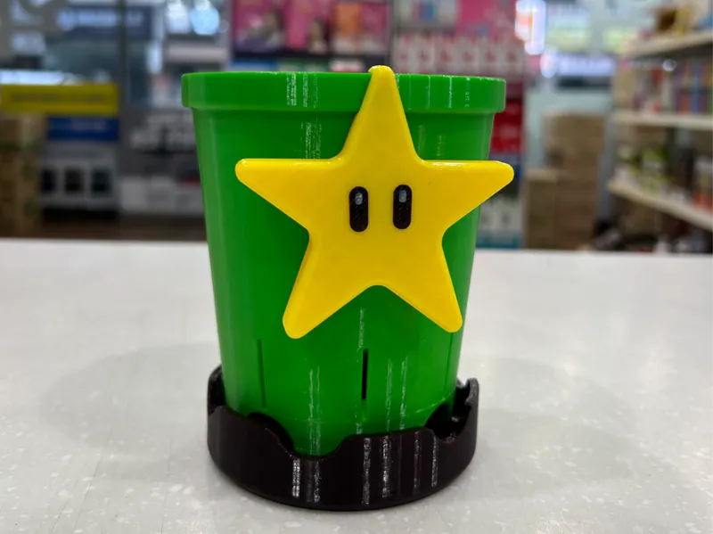 Super Mario Slit Flower Pot