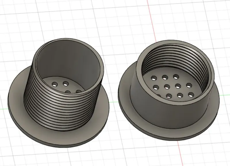 AMS Bambulab, adapter give weight and include desiccant for rolls.
