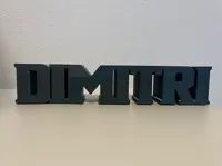 Porte-nom personnalisable — photo 2