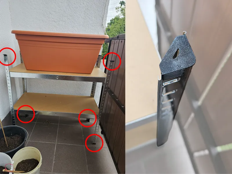Leg cover for regal shelf (work rack)