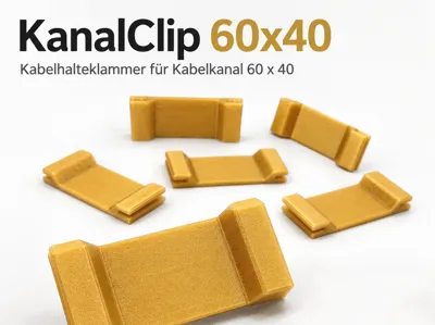 KanalClip 60x40 – Cable Retention Clip for Cable Duct