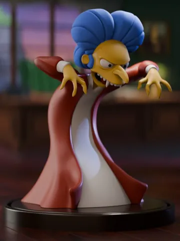Figura decorativa: The Simpsons Treehouse of Horror Mr. Burns Vampire — vista de referencia 2