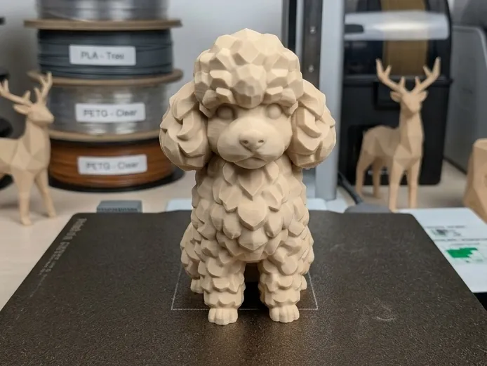 Poodle Statue