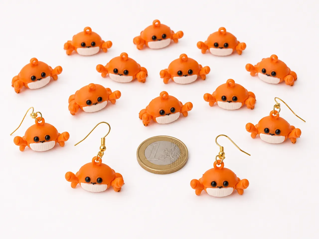 Mini Crabs! (And mini crab earring version!) view 2