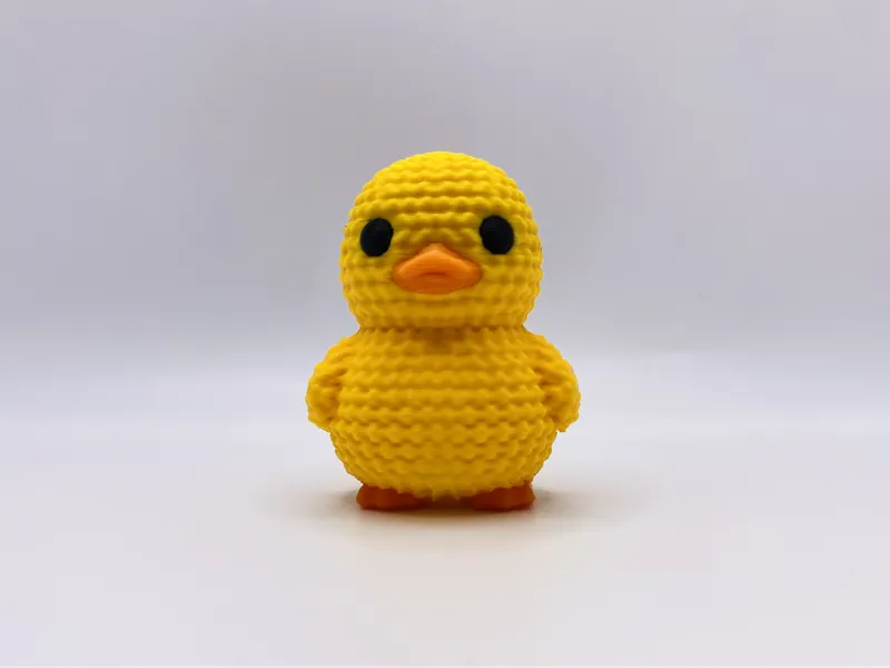 Knitted Duckling