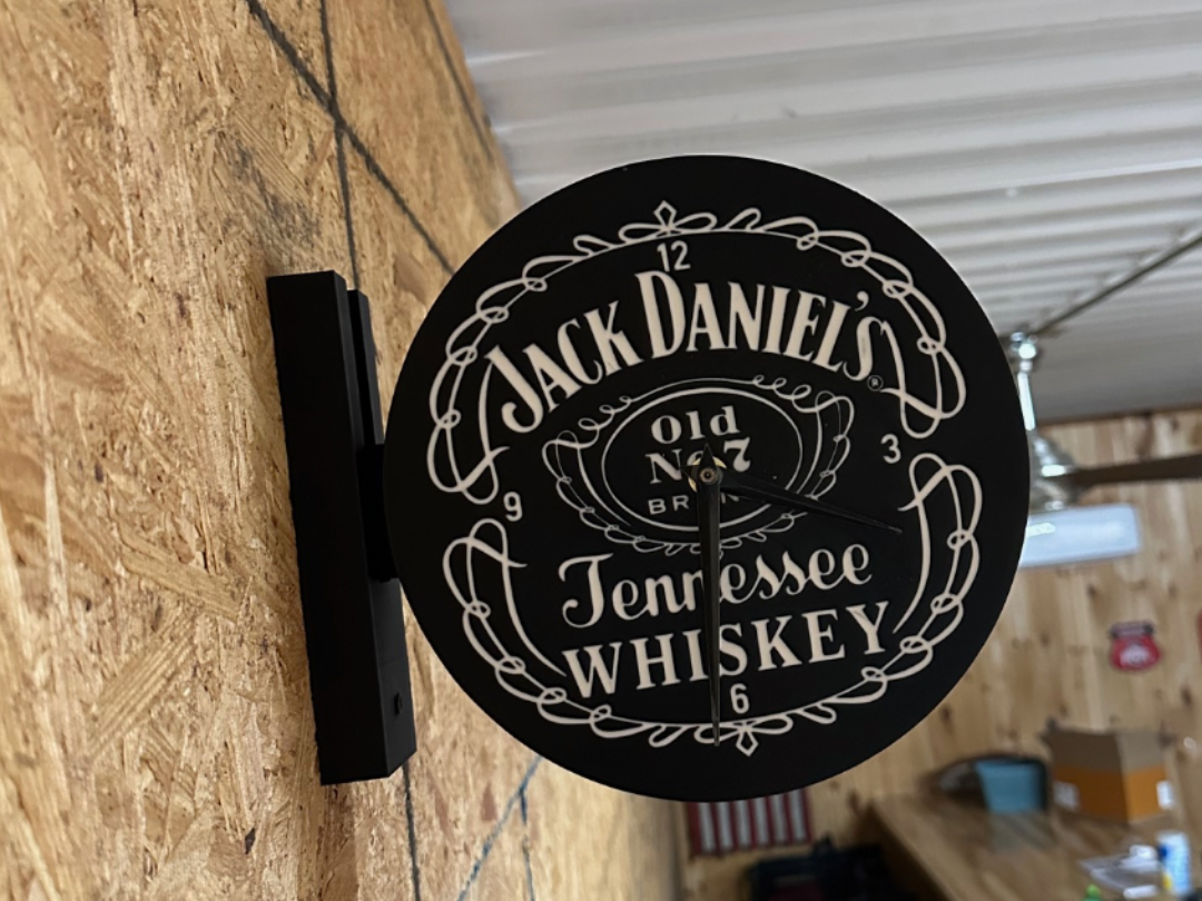 Jack Daniels double sided clock