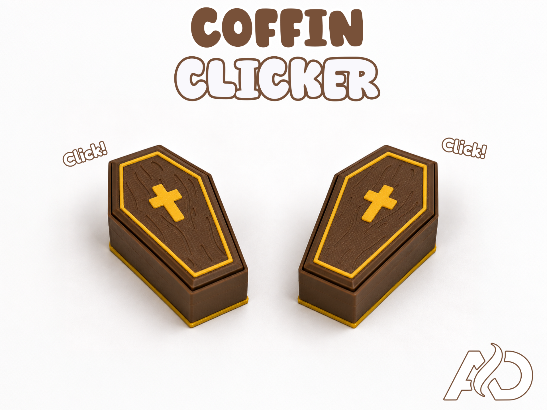 COFFIN CLICKER - 3D printed Other Toys & Games, in stock in India