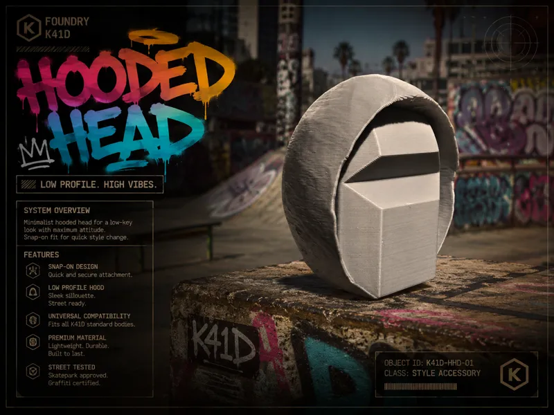 Dummy 13 Hooded Head