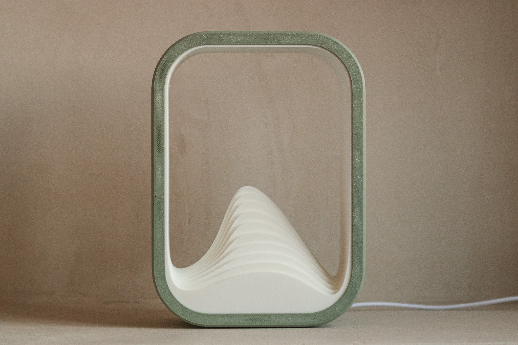 Miniatura 2 do modelo 3D Design Lamp - The Wave