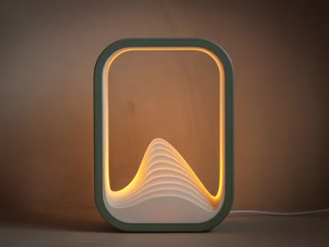 Design Lamp - The Wave view 3