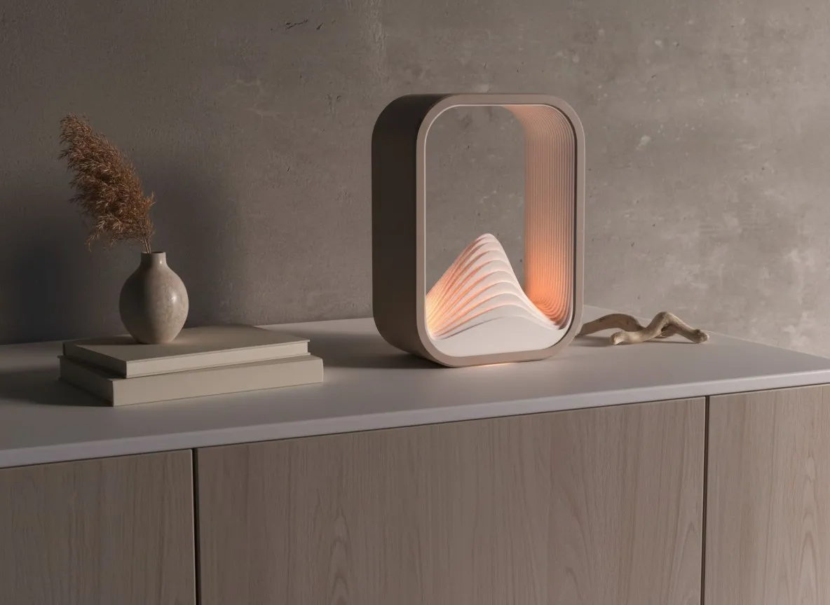 Design Lamp - The Wave view 2