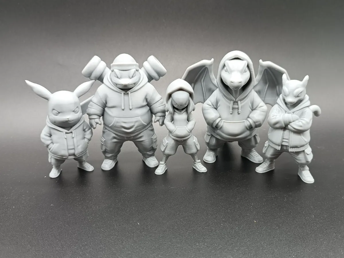 Conjunto de Anime Pokémon Urbano - Pokémon Estilo de Rua - Modelo ...