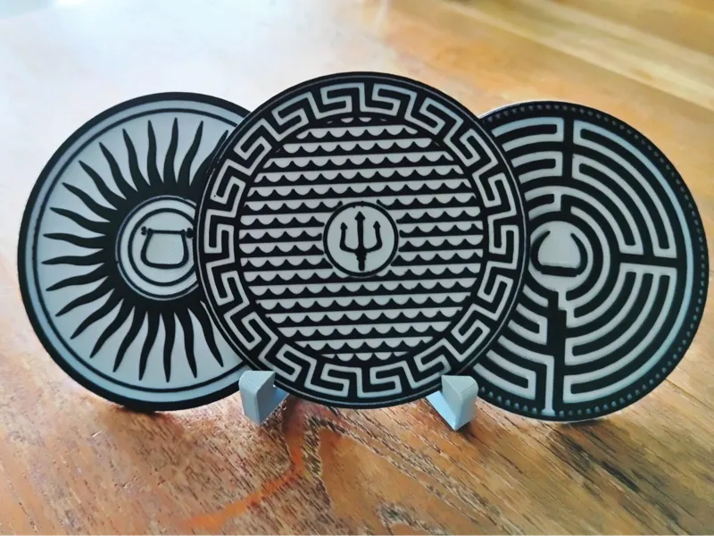 Mythic Coaster Set – Greek Gods & Legends