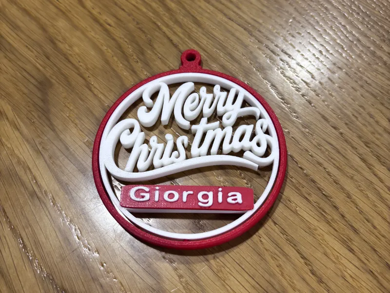 Christmas Ornament customizable