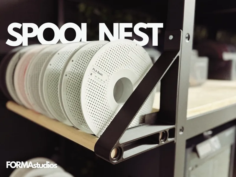 Spool Nest – Modular Filament Storage