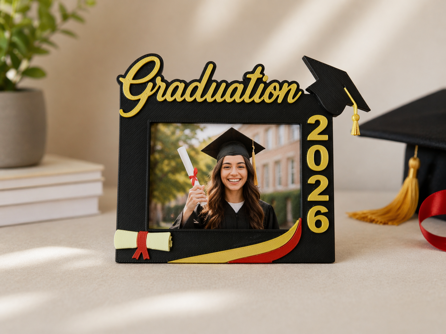 Graduation 2026 Photo Frame 10x15cm Landscape Form