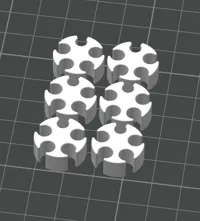 6 PTFE Clips