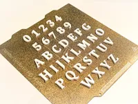 Alphabet lettres et chiffres - police Cambria — photo 2
