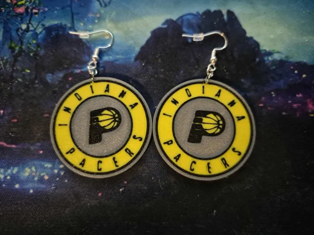 Indiana Pacers Logo earrings