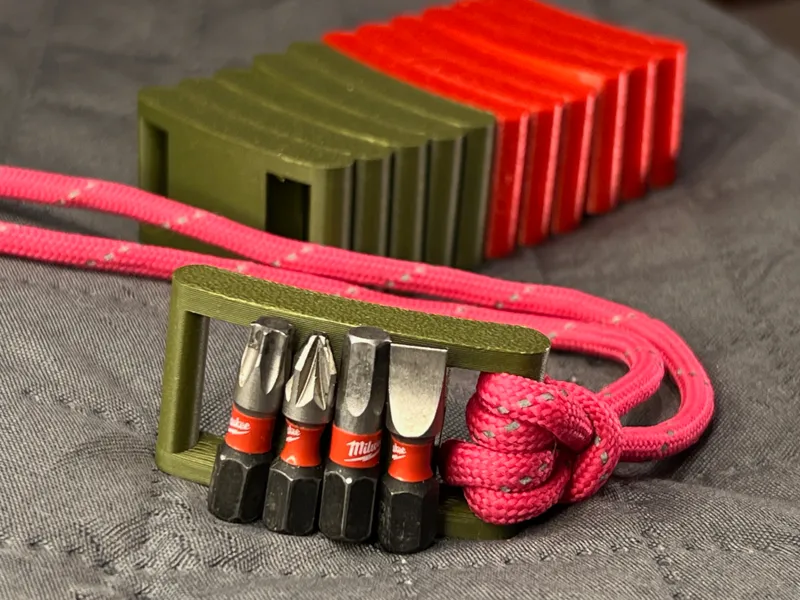 Magnet holder for paracord, bracelet, straps ect.
