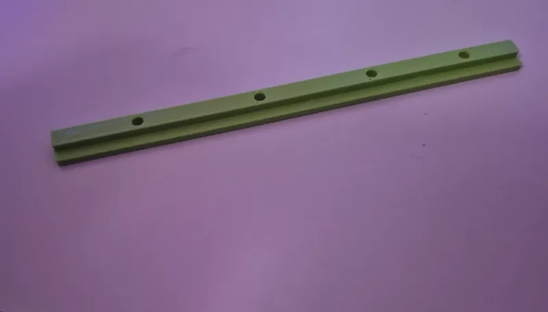 Custom made L profile with holes