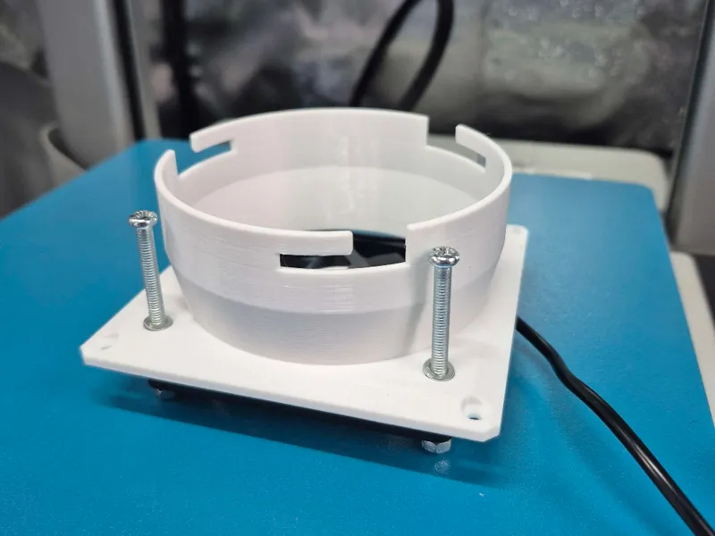 80 mm Fan to 100 mm Duct Connector