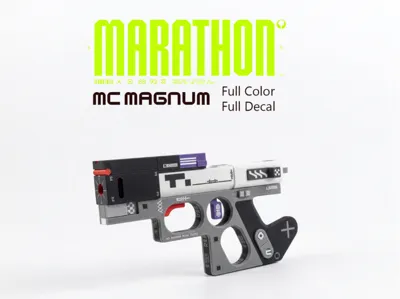 Marathon WSTR ショットガン ファンモデル｜3Dプリント・フルカラー 🎭 MARATHON - WSTR コンバットショットガン（リロード可能）・ 3D