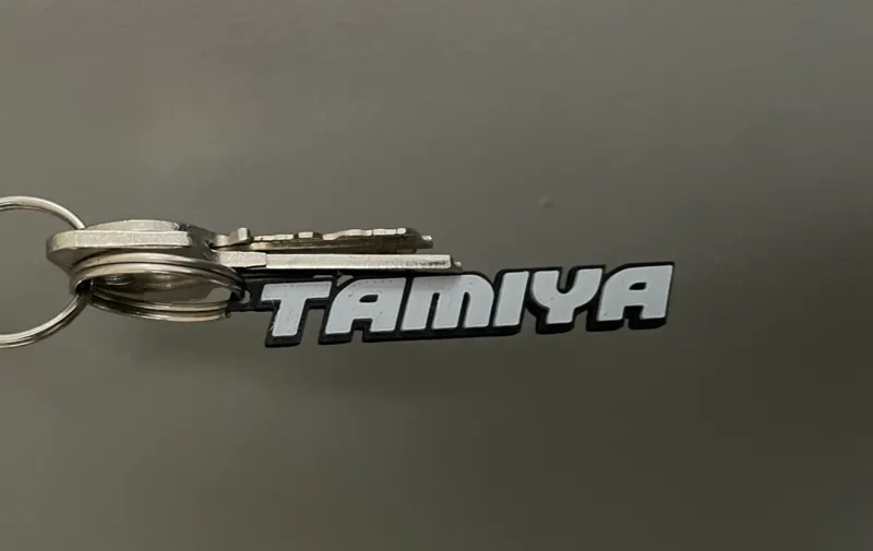 Tamiya Logo Keychain