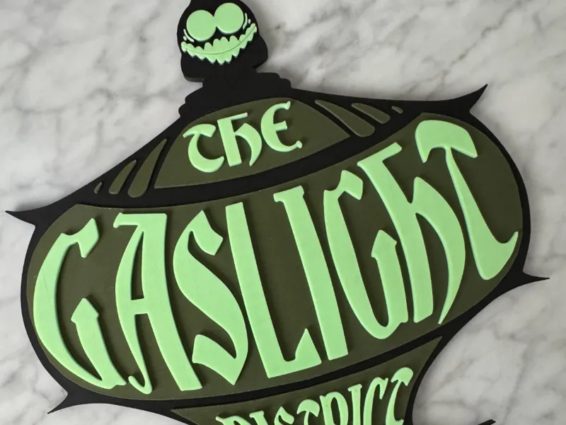 Gaslight District Logo + Stand