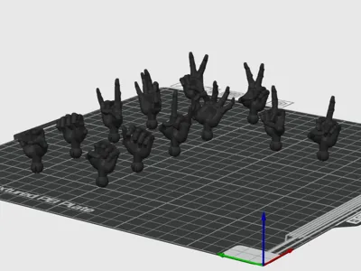 hands for articulated Eva by M Armory