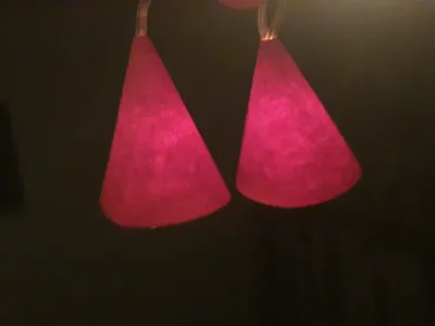 Template for fairy light shade