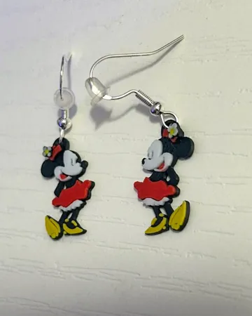 Modelo para impresión 3D: Orecchini Minnie 2D — vista de referencia 4