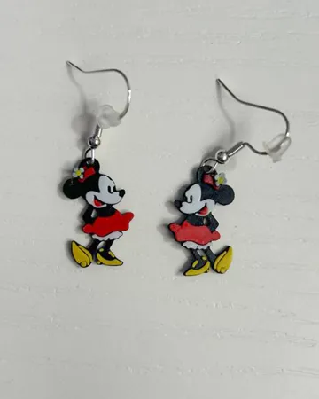 Modelo para impresión 3D: Orecchini Minnie 2D — vista de referencia 3