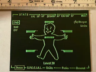 Pipboy Screen for 3000 Mk IV