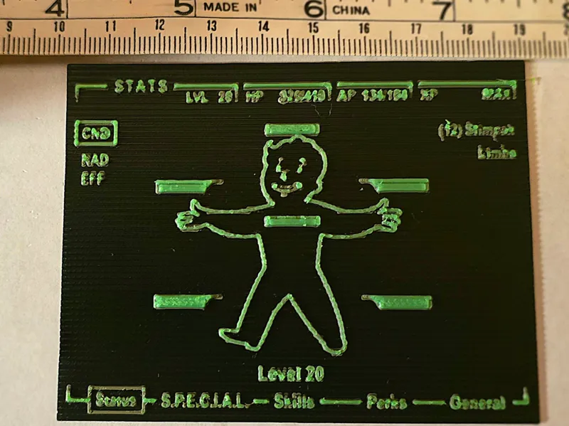 Pipboy Screen for 3000 Mk IV
