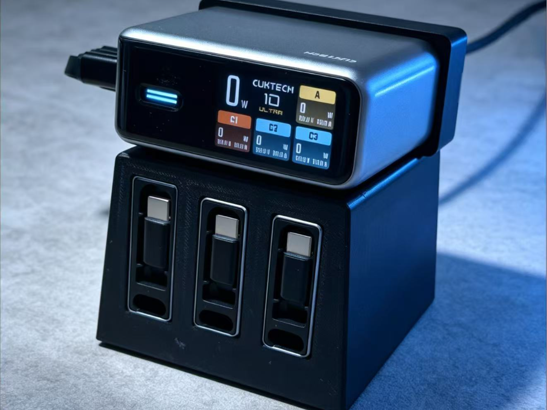 酷态科10号Ultra充电器伸缩线底座