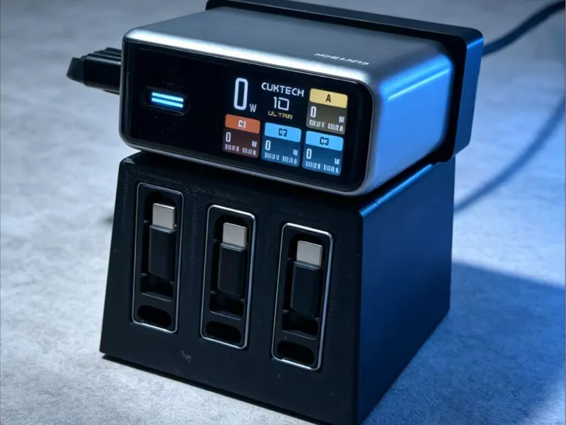 酷态科10号Ultra充电器伸缩线底座
