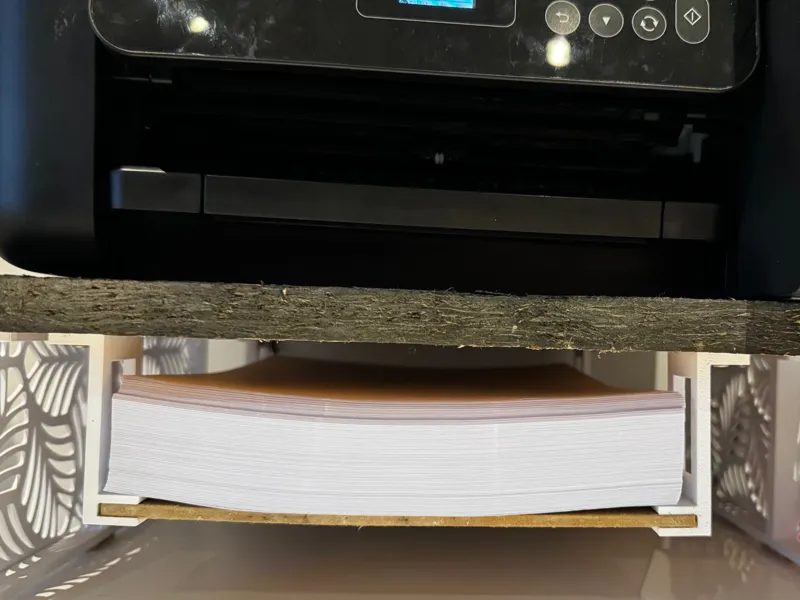 Support pour étagère papier A4 imprimante