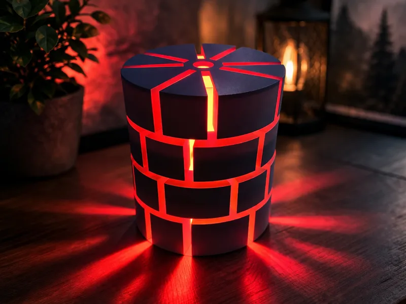 Arc Reactor LED Lampe Modular Easy Print, no Glue